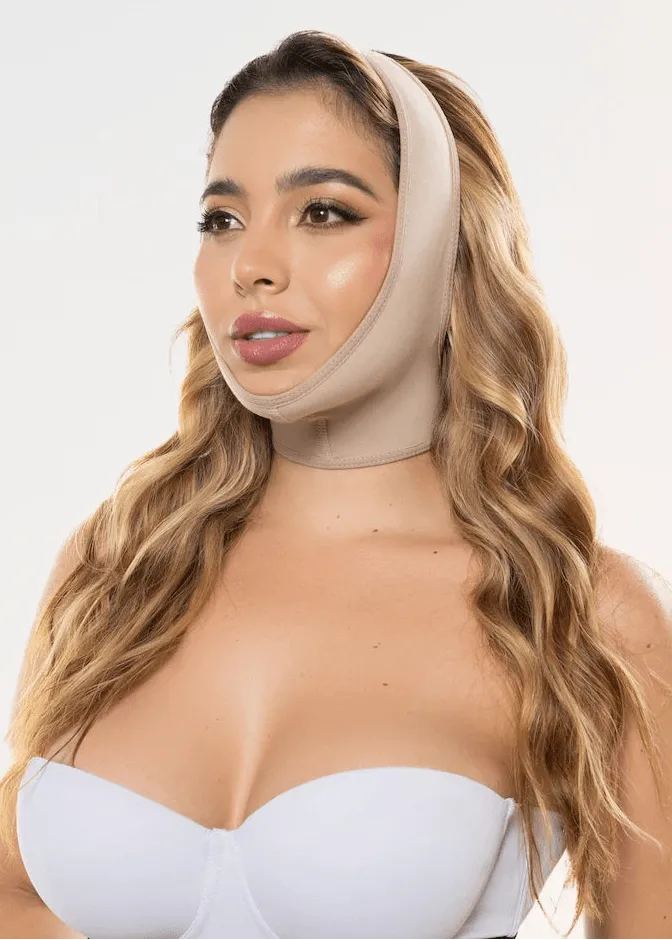 Mentonera Postquirúrgica: Compresión papada y Bichectomía | Salome 322