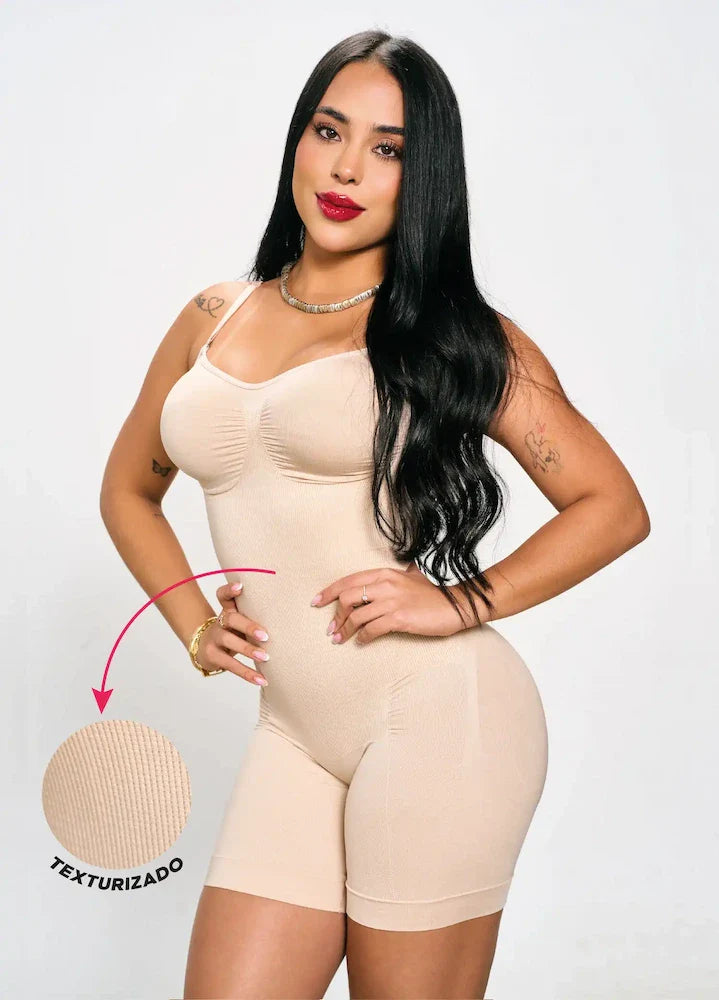 Body Faja Seamless Texturizado: Levanta glúteos y control abdomen | Salome 7002