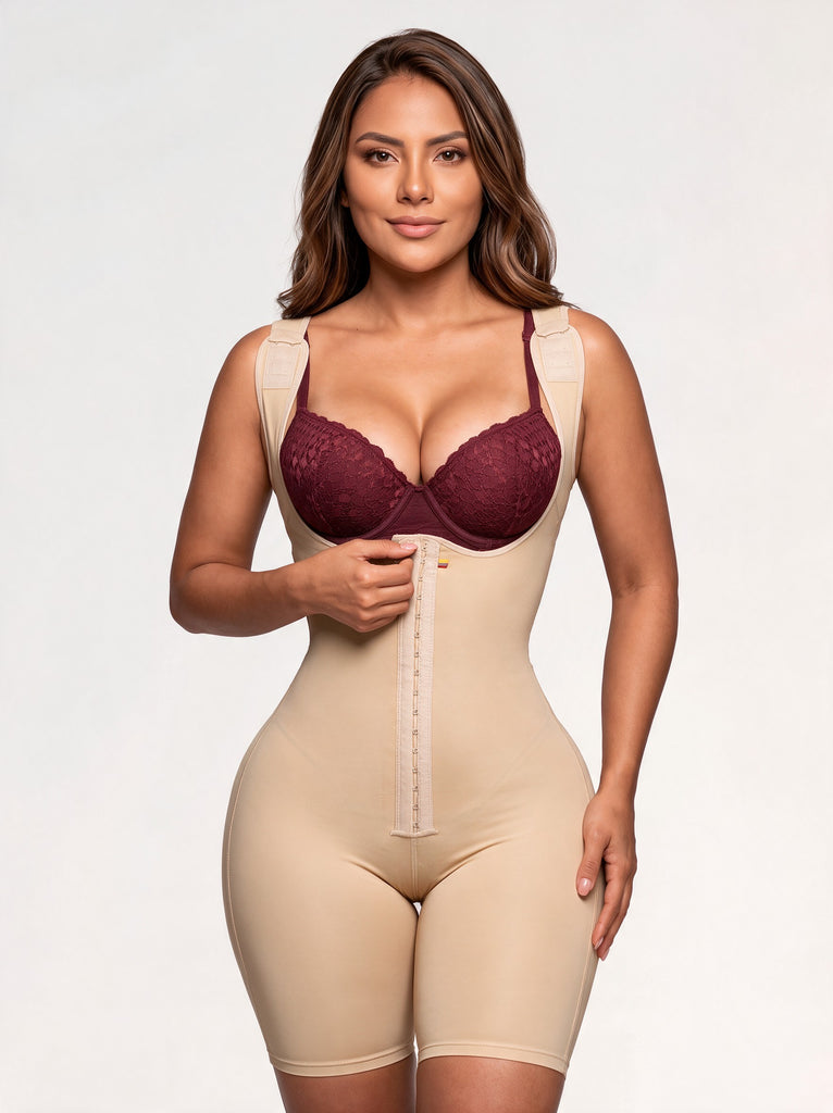 Faja post operatoria busto abierto Salome 3005BFM Beige