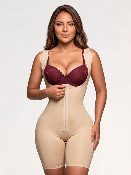 Faja post operatoria busto abierto Salome 3005BFM Beige