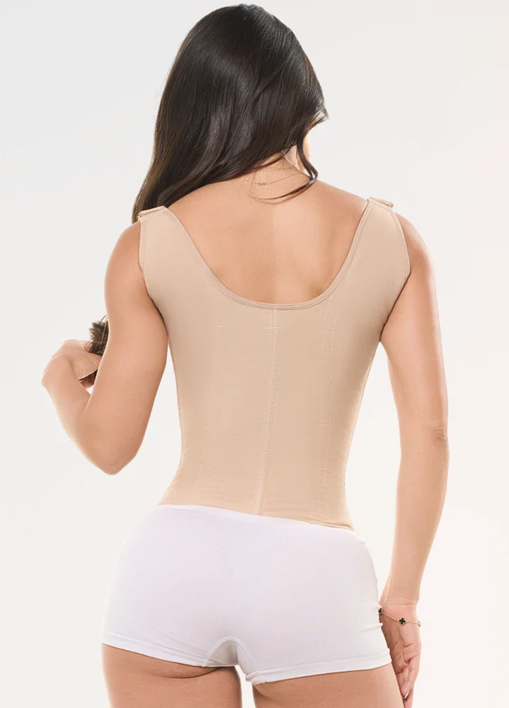 Chaleco Faja Salome 314: Manga Sisa, control de abdomen y espalda