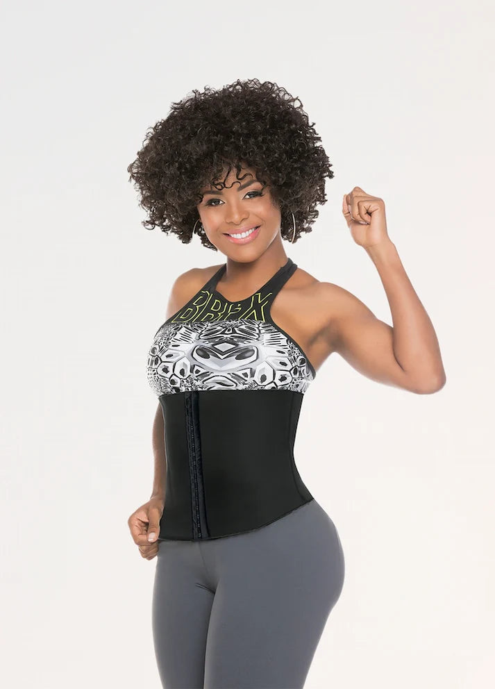 684-S Cinturilla tubular en neopreno unisex con broches